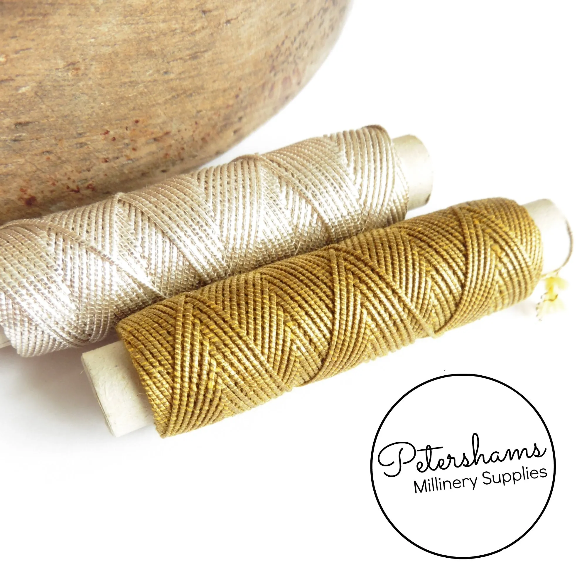 Vintage 1940s Metal Goldwork Passing Thread for Hand Embroidery 10oz - 24m Spool