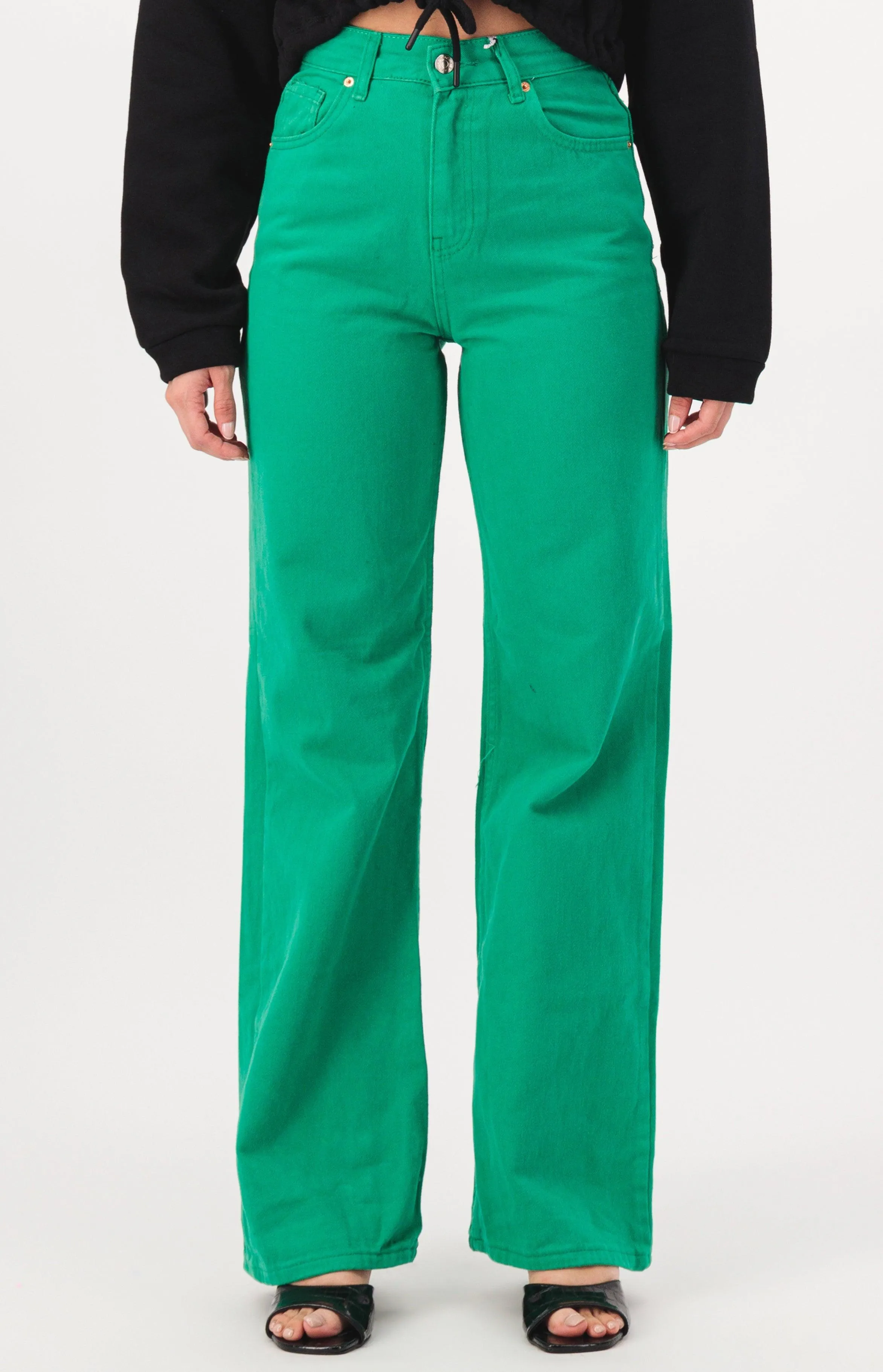 Wide Leg High Waist Pants