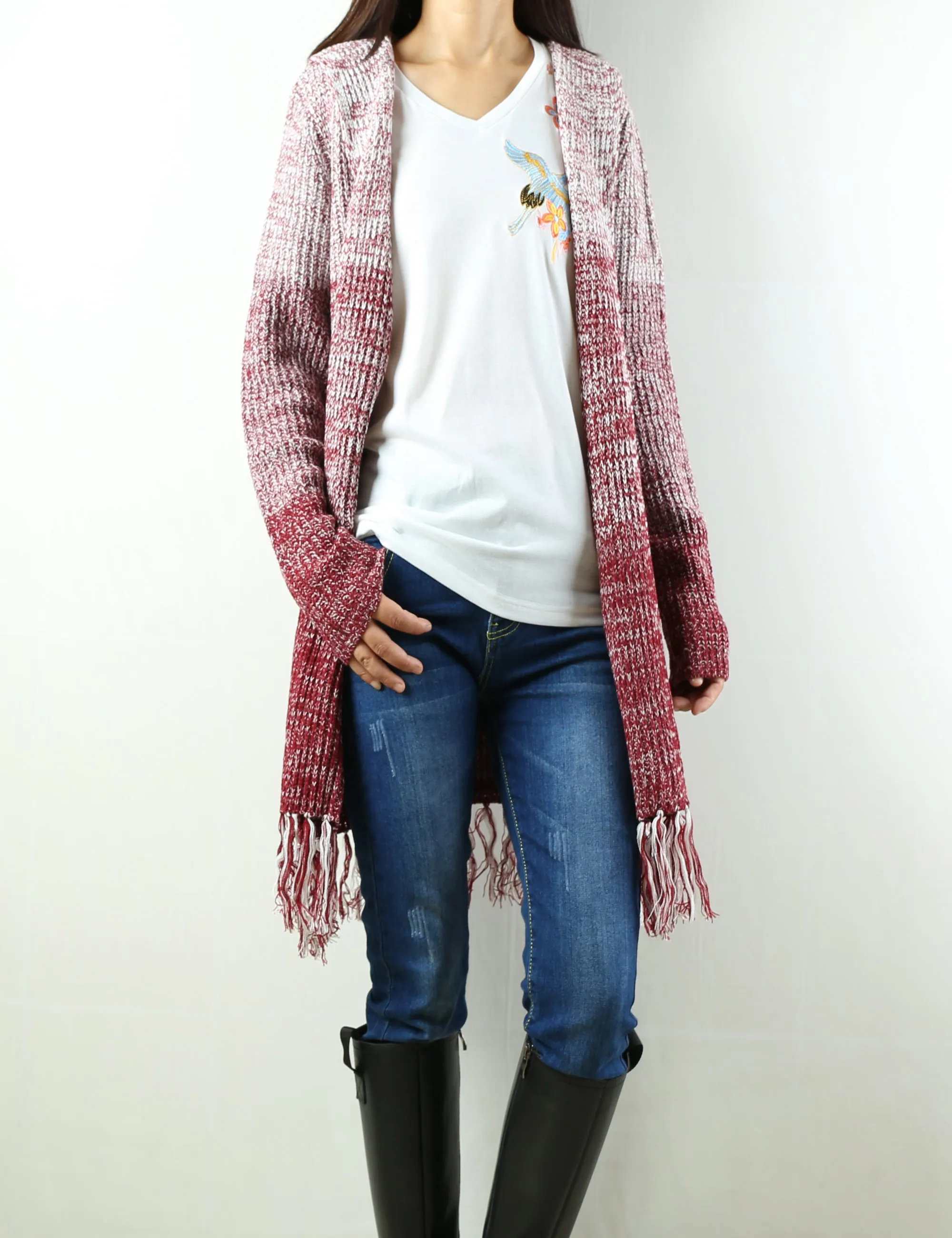 Women Oversized sweater/Cardigan Sweater/Hooded Cardigan/Plus Size Knit Hoodie/knit Jacket/Loose Fit/casual Sweatshirt/Long Cardigan (Y1963)