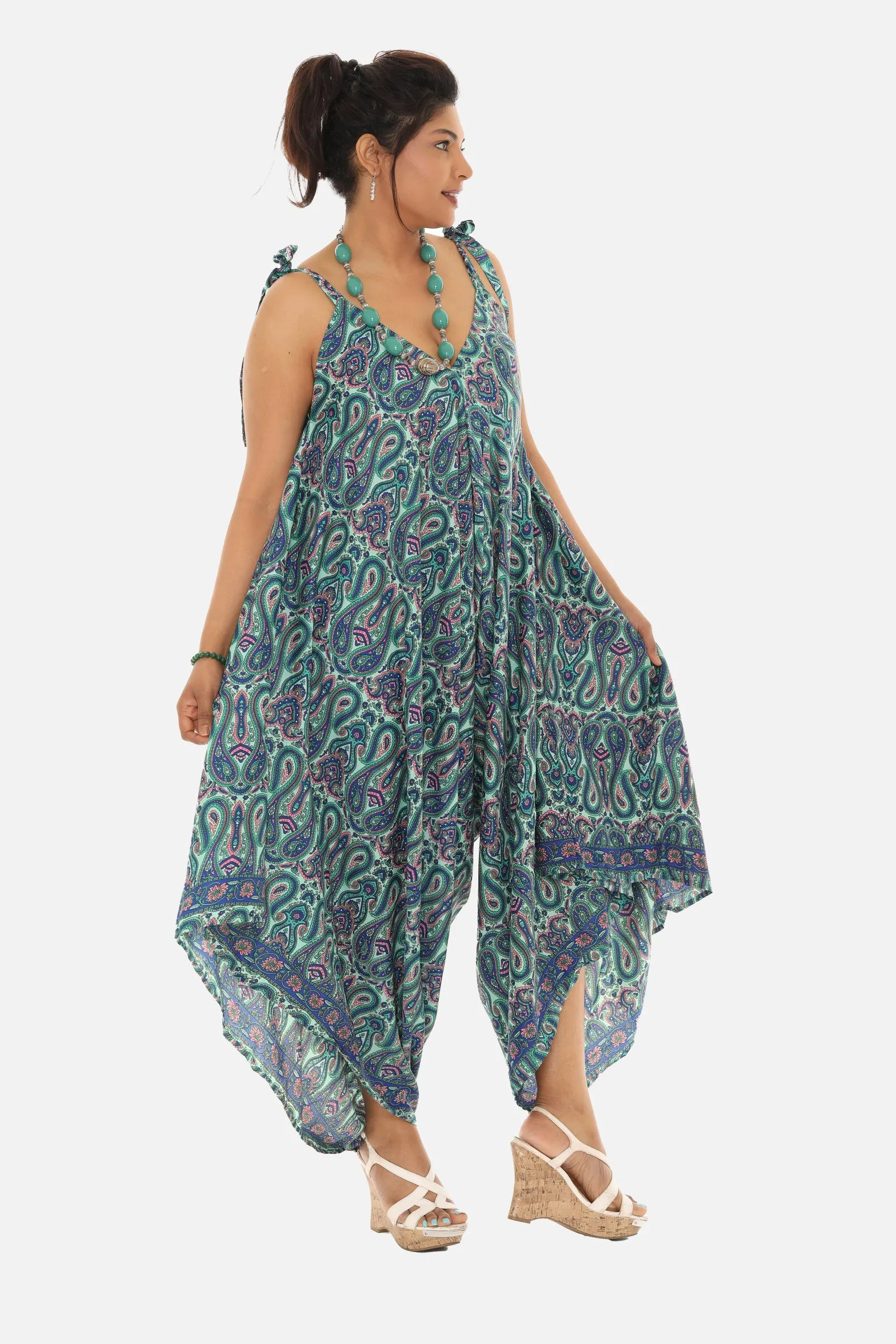 Women's Printed Harem Jumpsuit