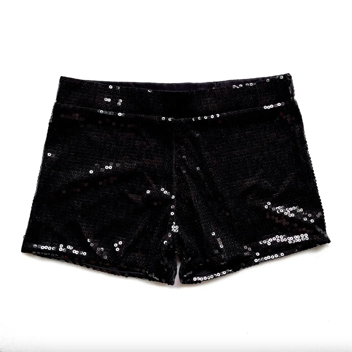Women's Summer High Waist Casual Sequined Shorts